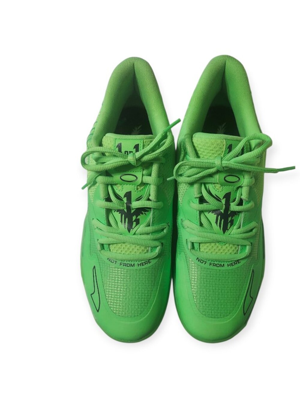 Share Size 13 Men's Lamelo Ball PUMA Green Gecko MB Shoes - Picture 3 of 8
